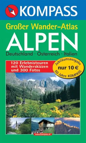 Großer wanderatlas alpen - großer,