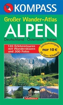 Großer wanderatlas alpen - großer,