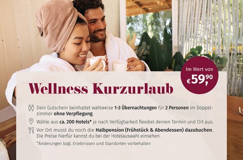 Mydays gutschein wellness - mydays,